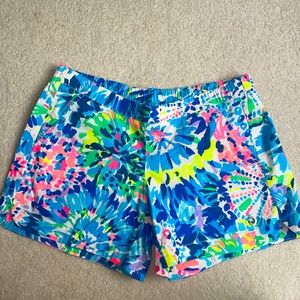 Lilly Pulitzer Oceanview Board Shorts- Size XS